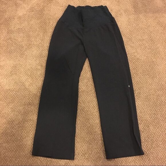 Ramilee Black Maternity Wide Leg Pants - Picture 2 of 4